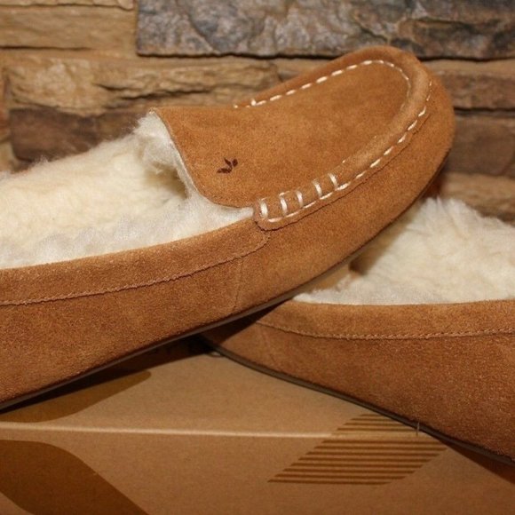 UGG KOOLABURRA SUEDE FUR MOCCASSIN SLIPPERS - Picture 5 of 7